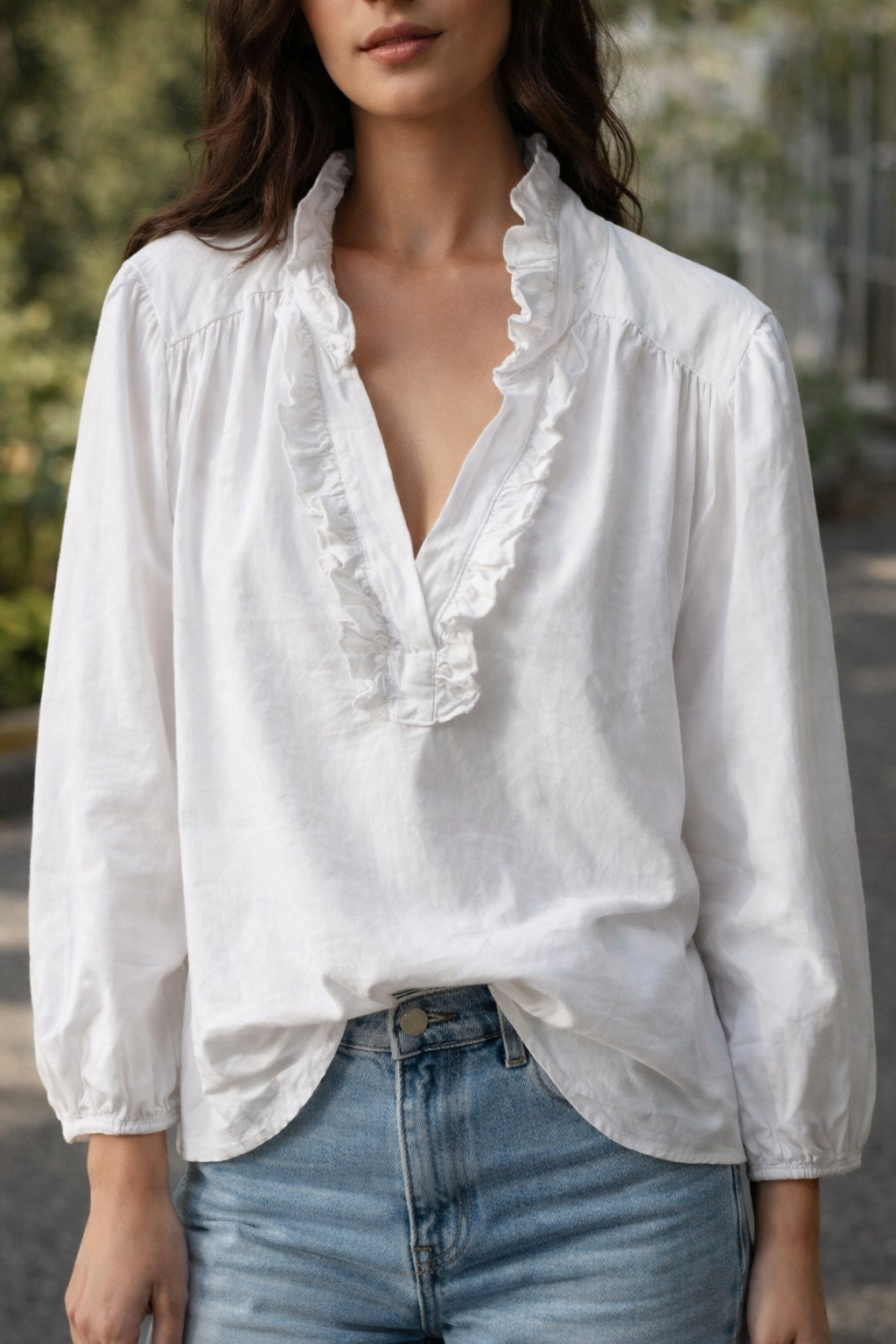 Chic Ruffle Blouse