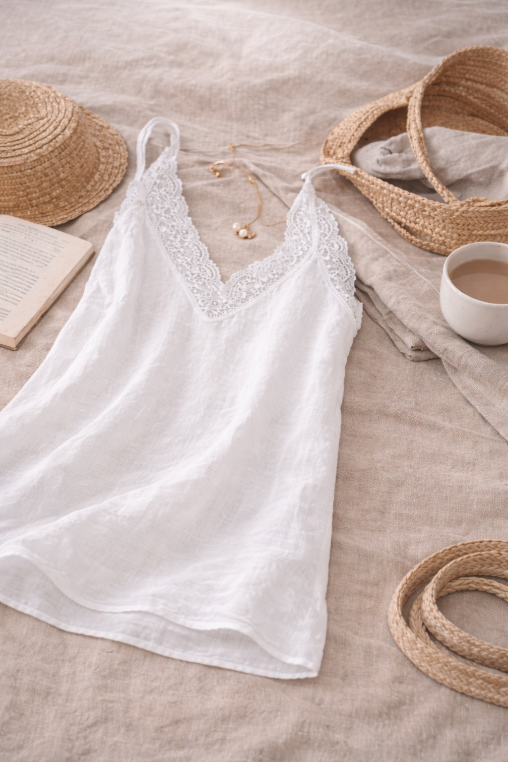The essential linen camisole