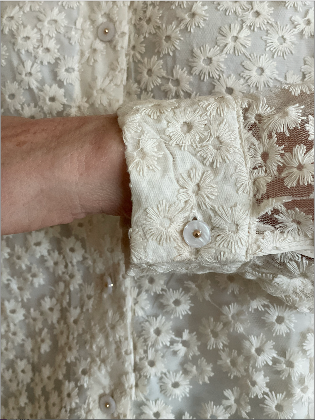 Embroidered Lace Blouse