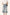 Denim ruffle Cropped pant