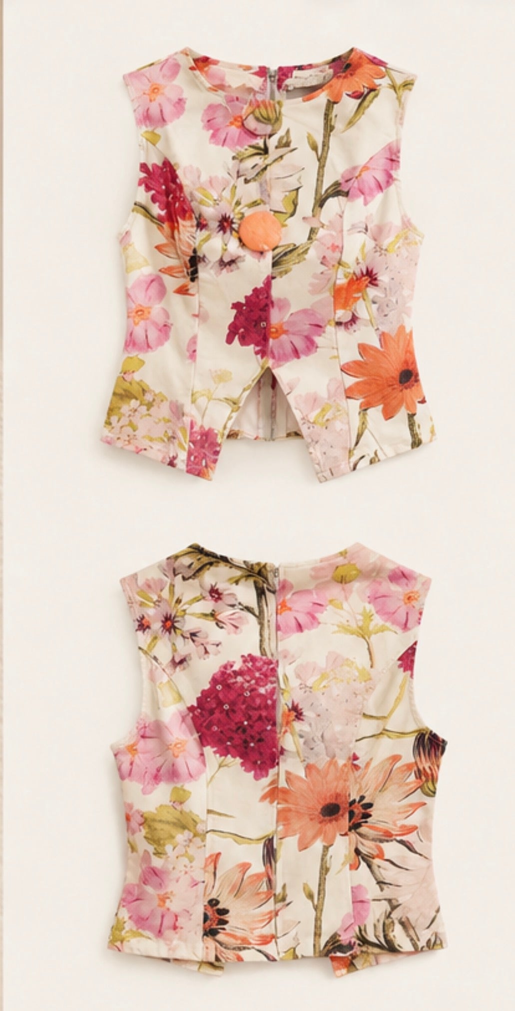 Jardin fleuri vest