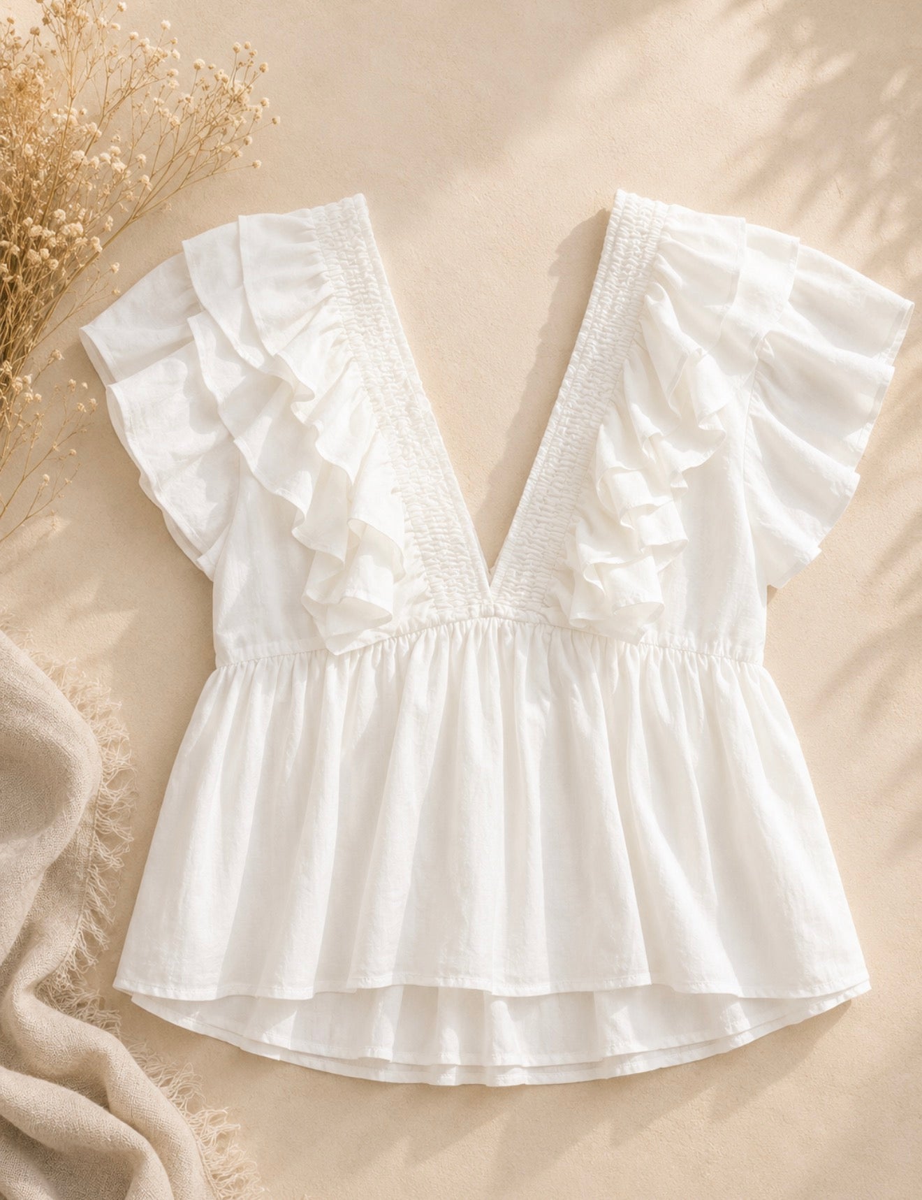 Paris Ruffle Blouse