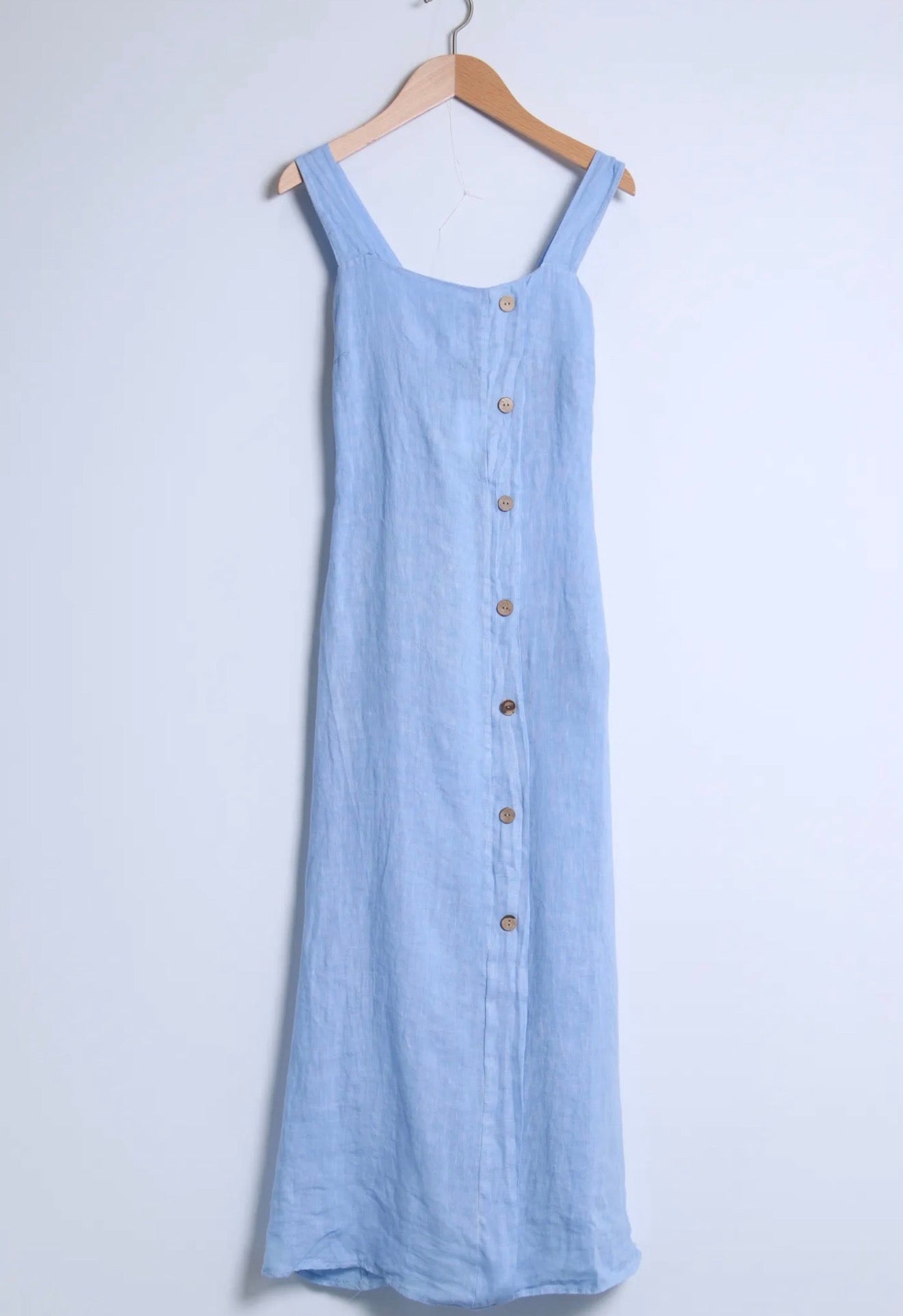 Provence linen Maxi Dress