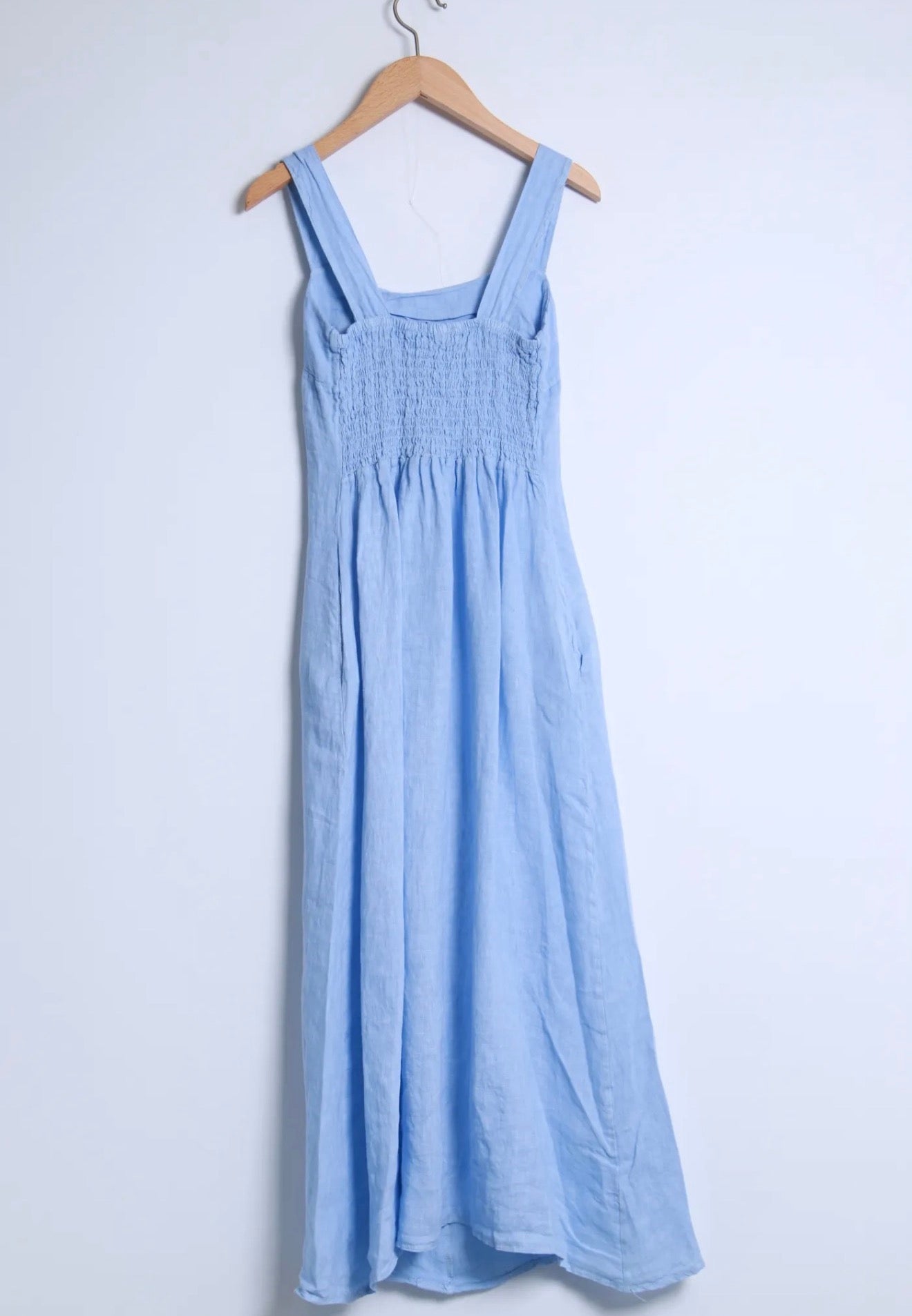Provence linen Maxi Dress