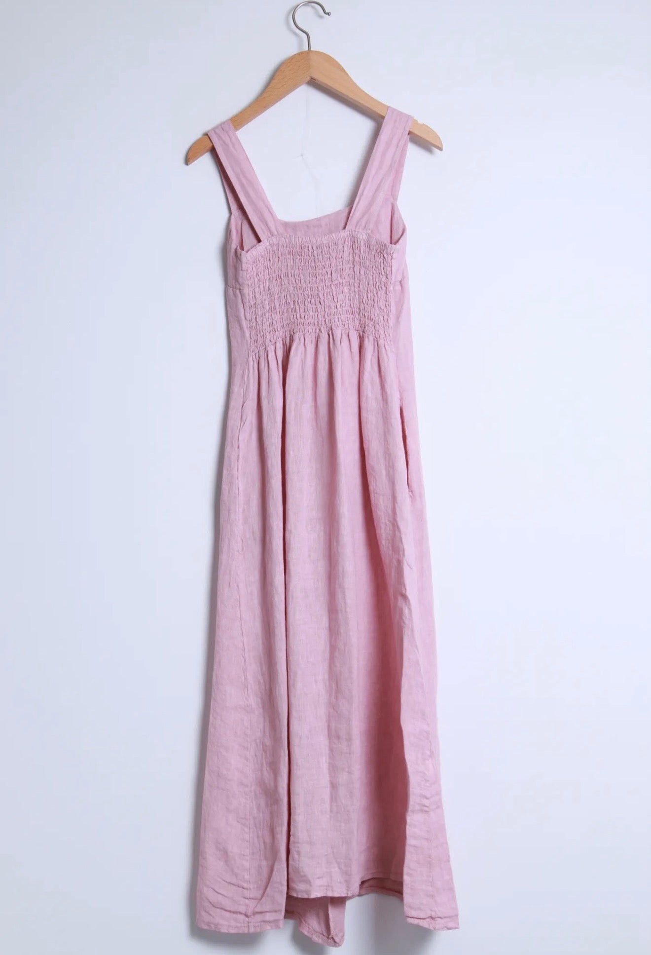 Provence linen Maxi Dress