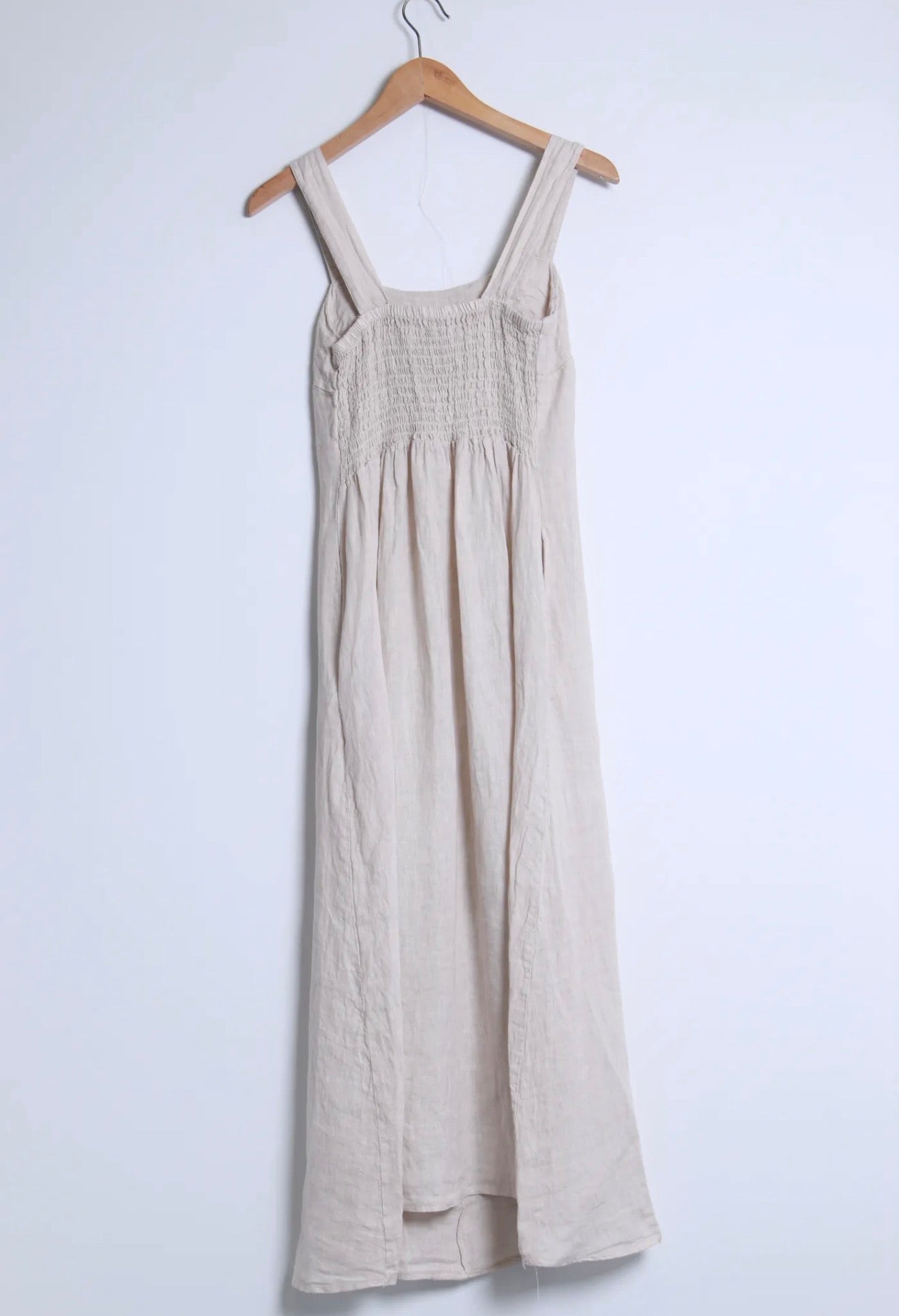 Provence linen Maxi Dress