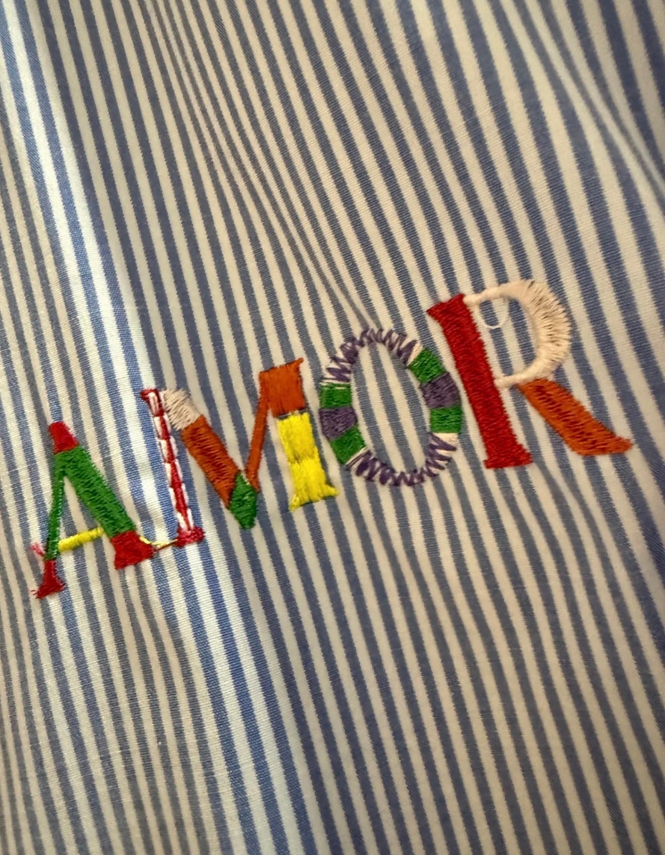 Amor Striped Shirt