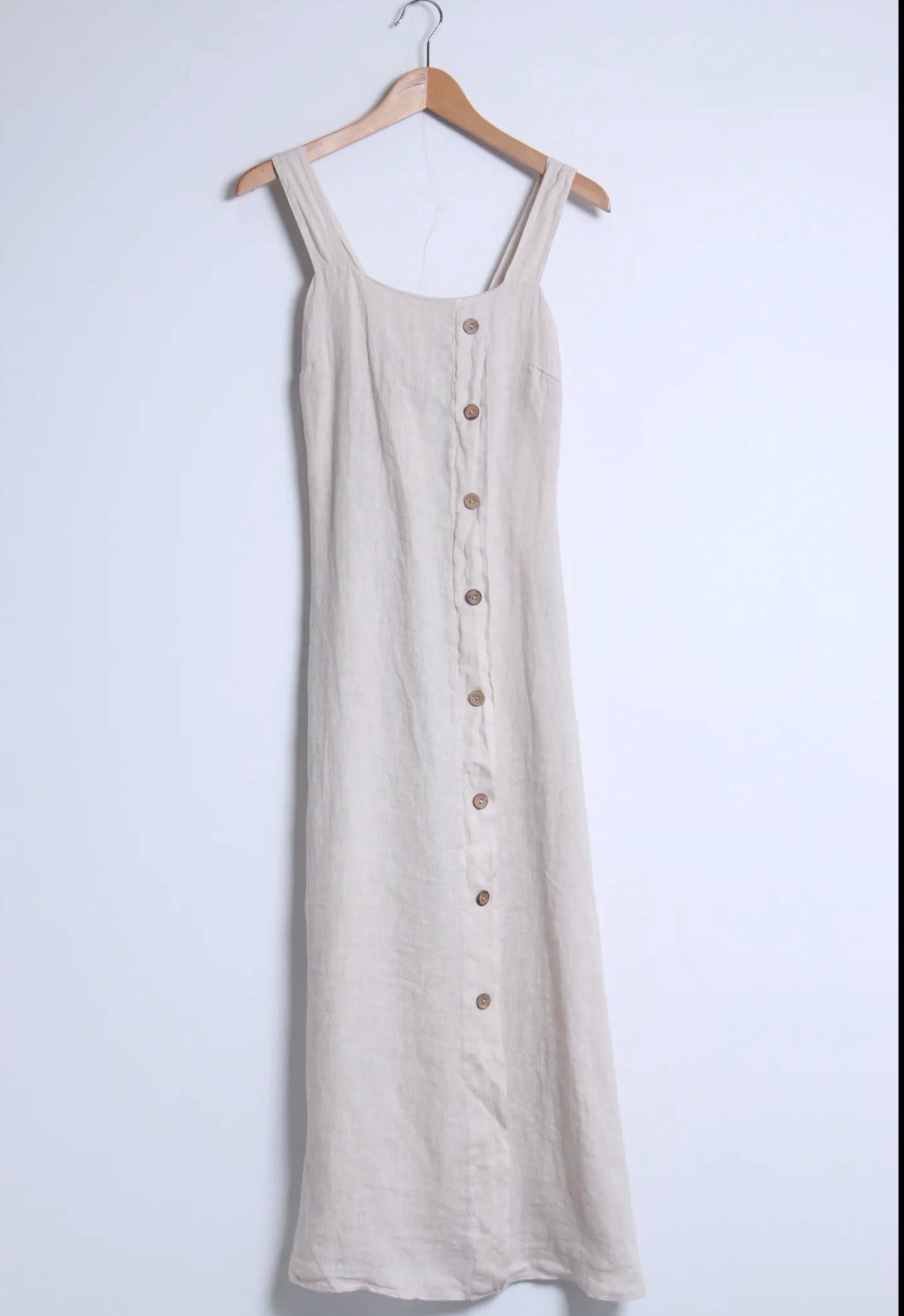 Provence linen Maxi Dress