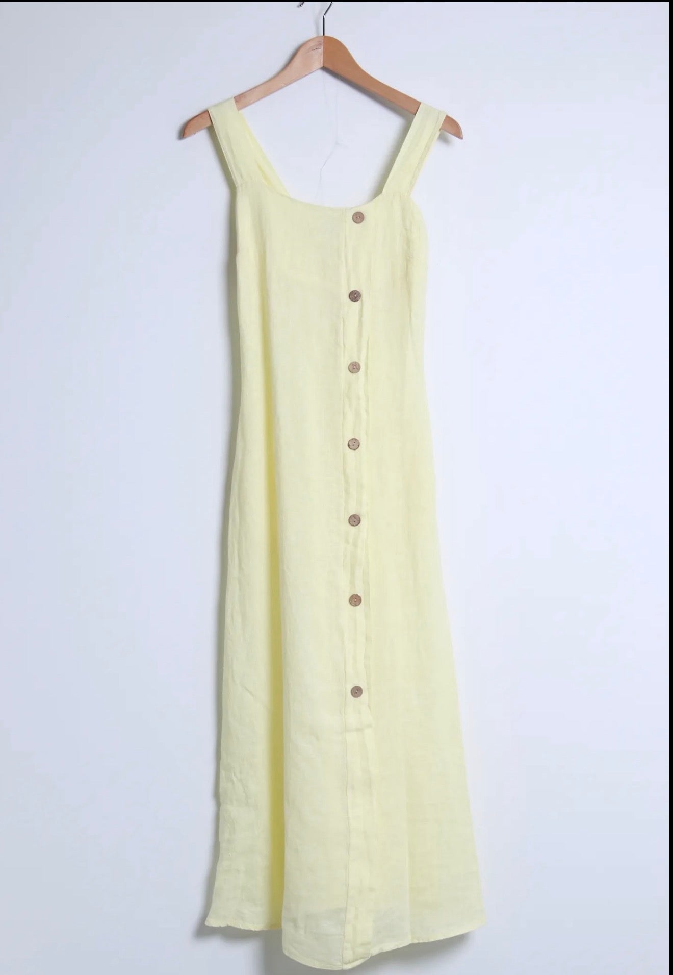 Provence linen Maxi Dress