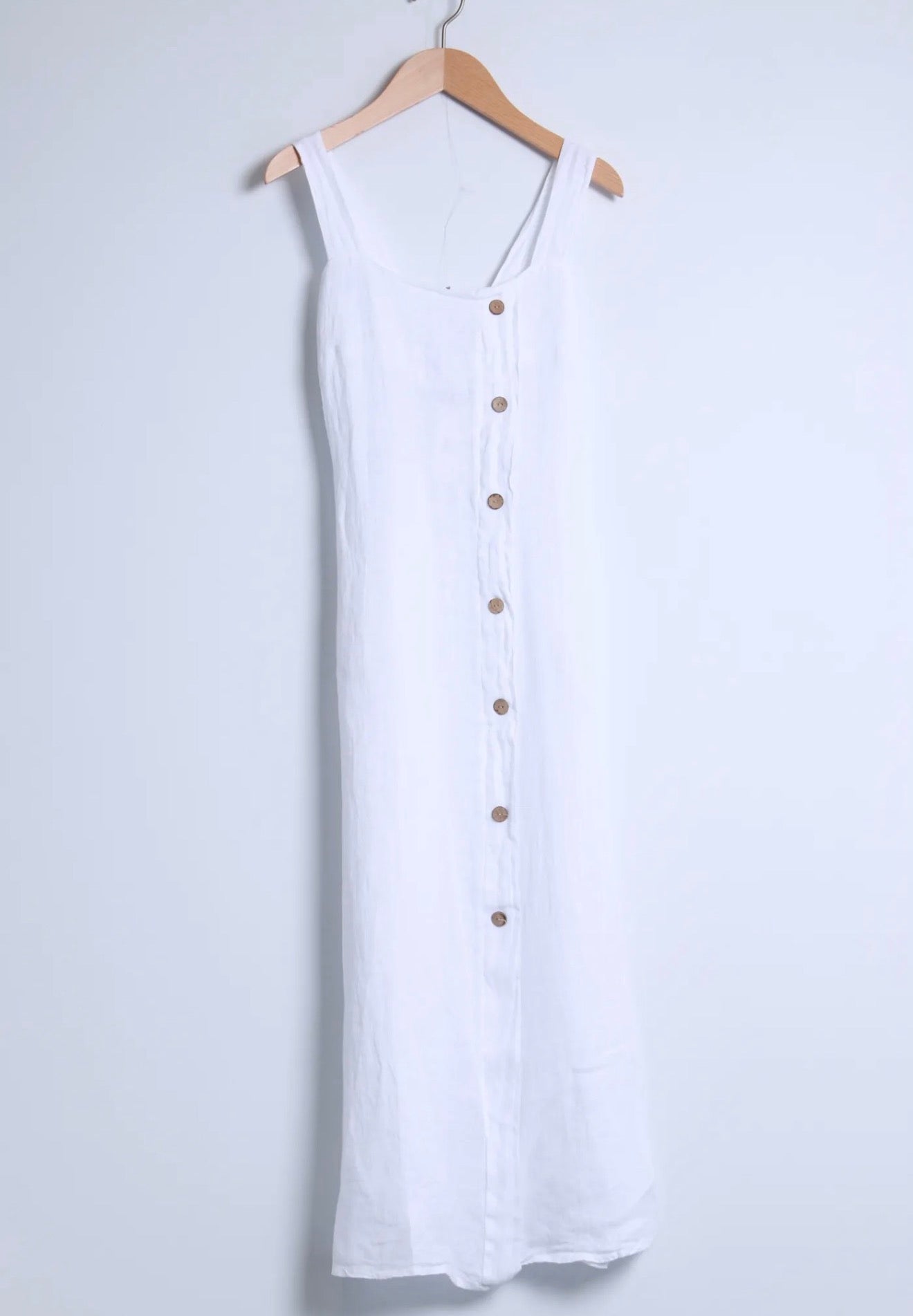 Provence linen Maxi Dress