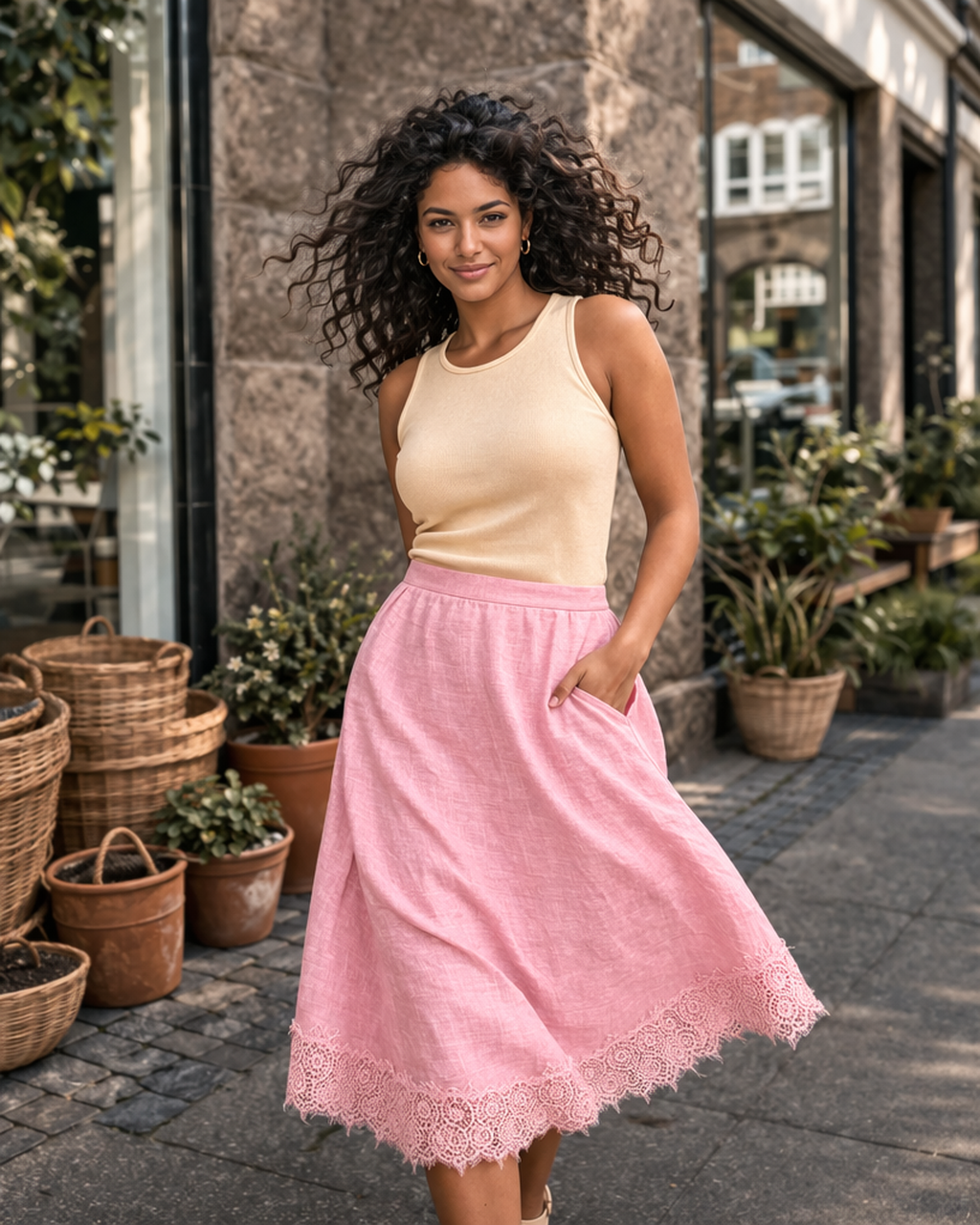 The linen skirt you don't overthink