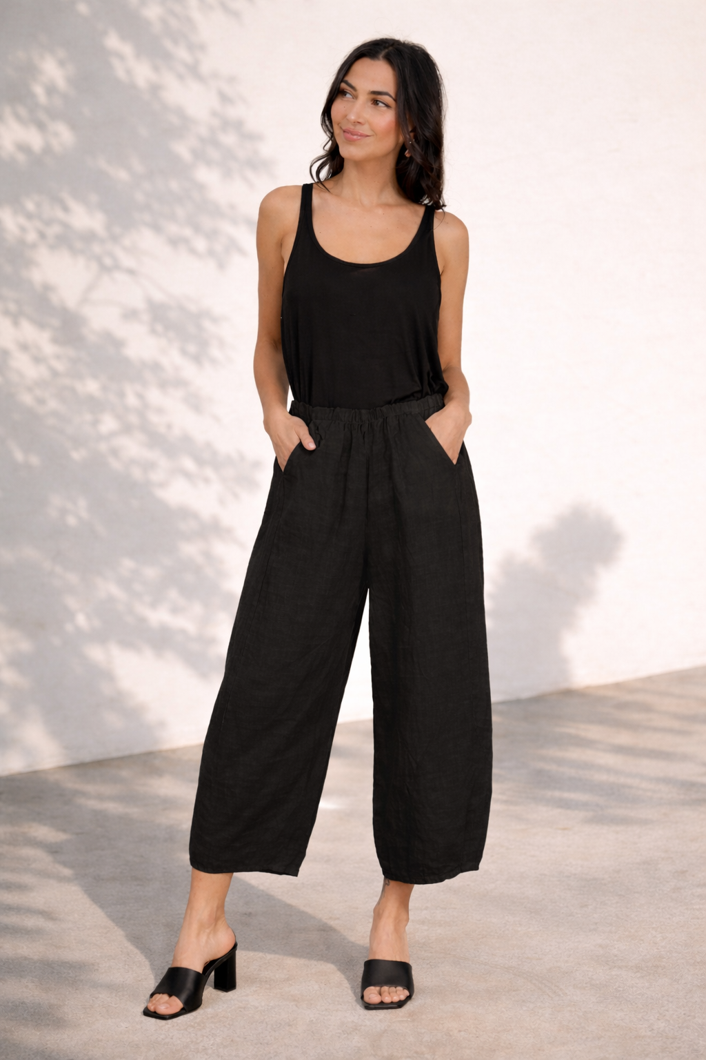 Ballon linen pant