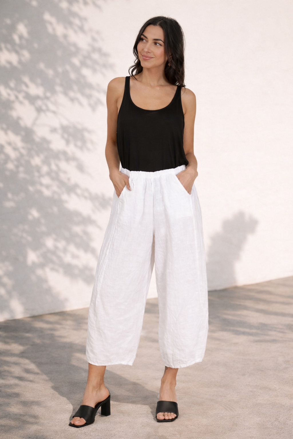 Ballon linen pant