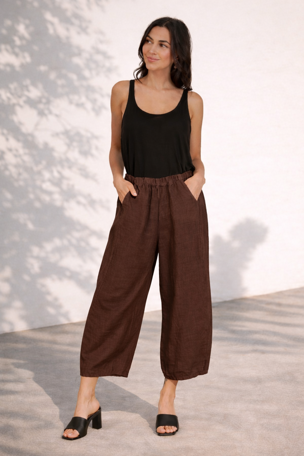 Ballon linen pant