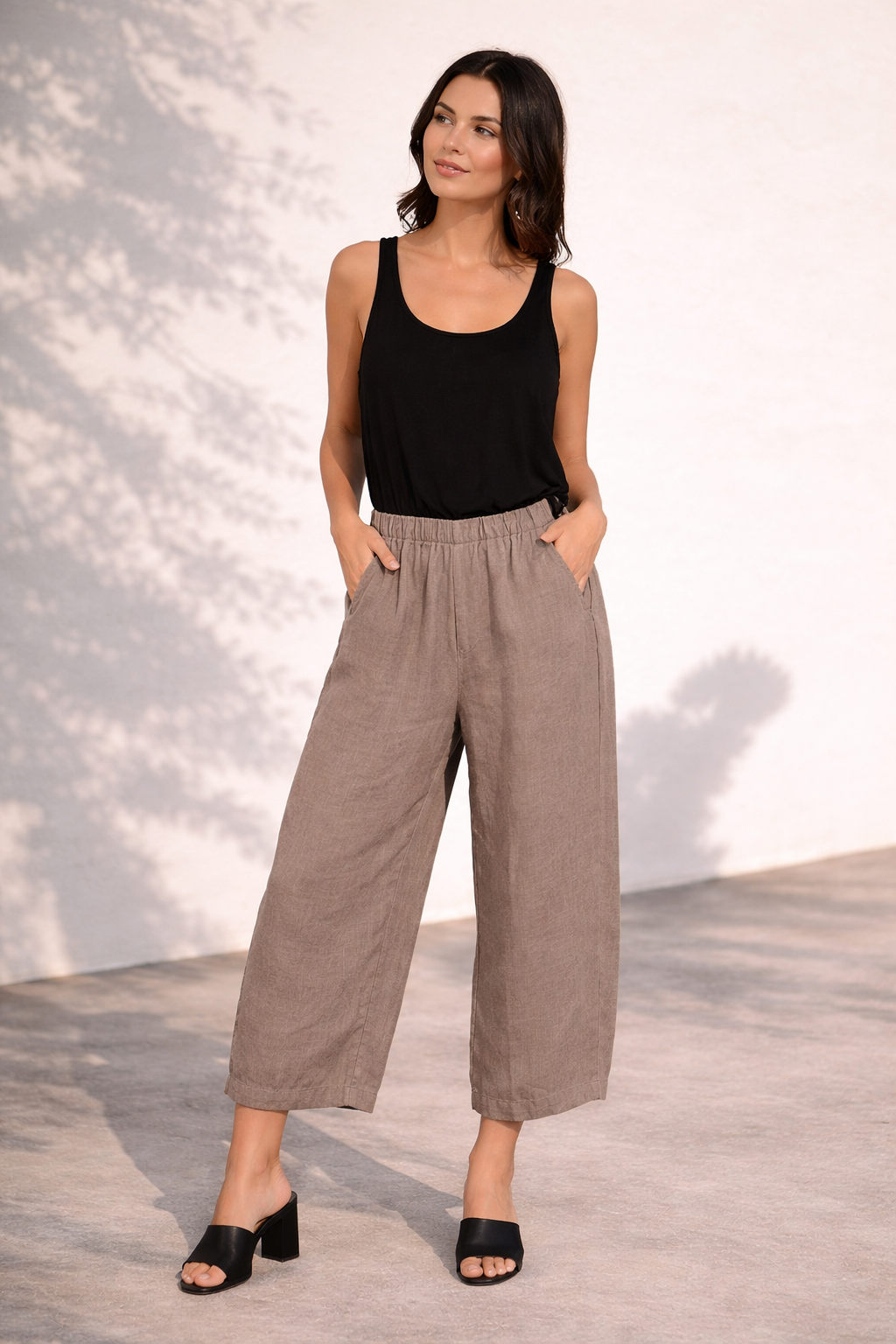 Ballon linen pant
