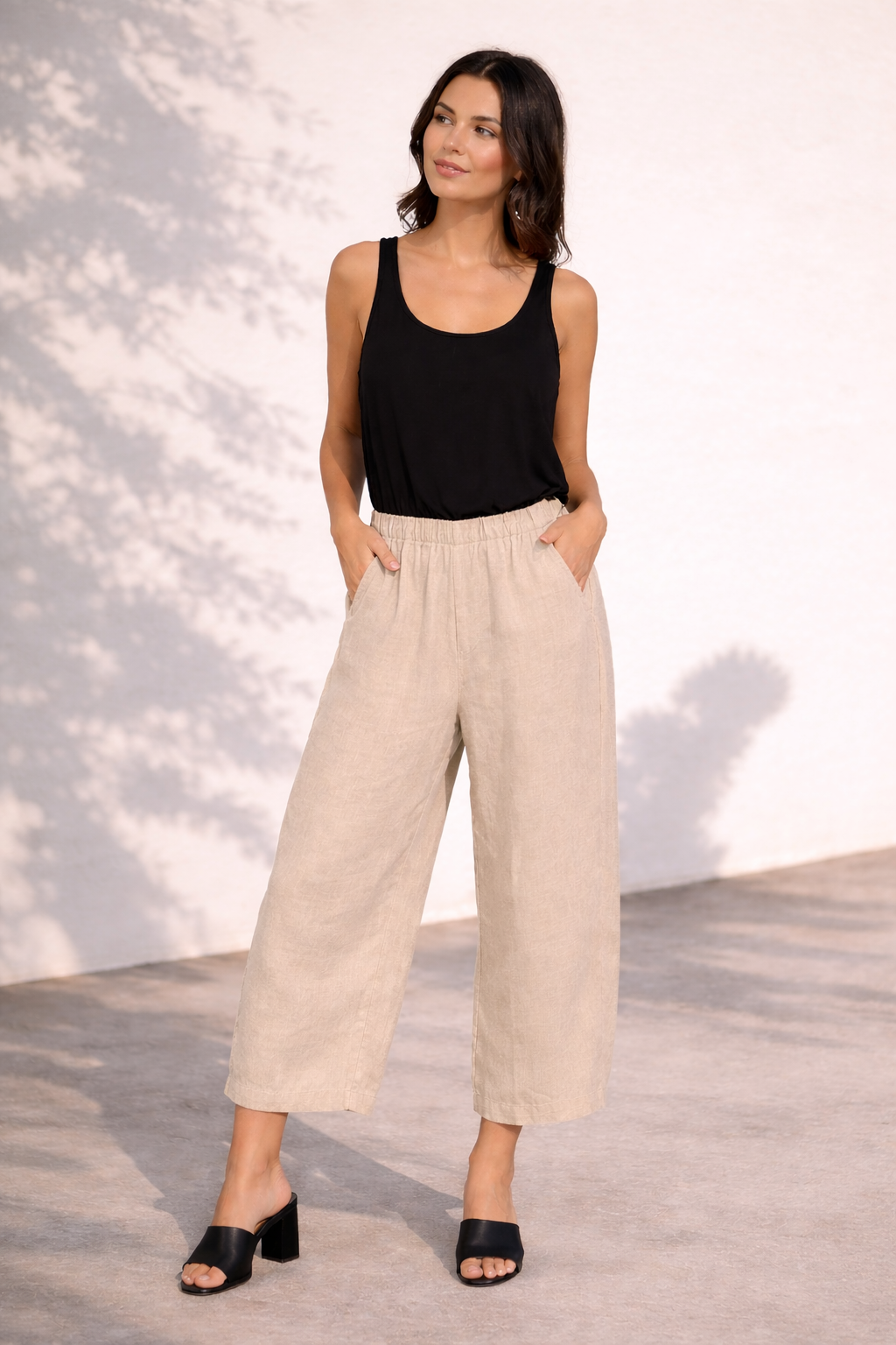 Ballon linen pant
