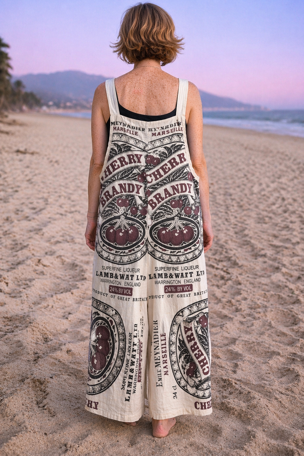 Cherry Brandy romper