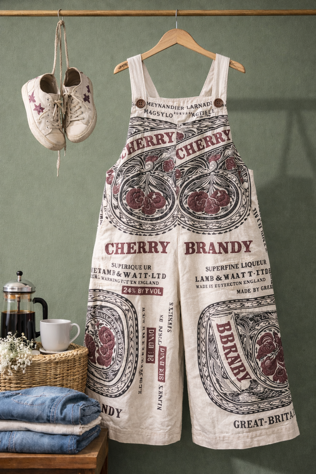 Cherry Brandy romper