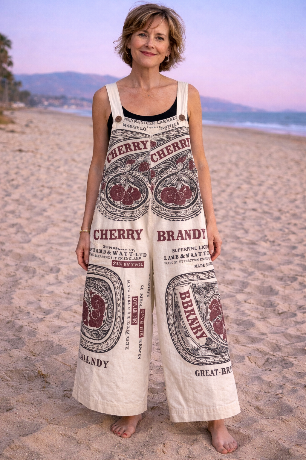 Cherry Brandy romper