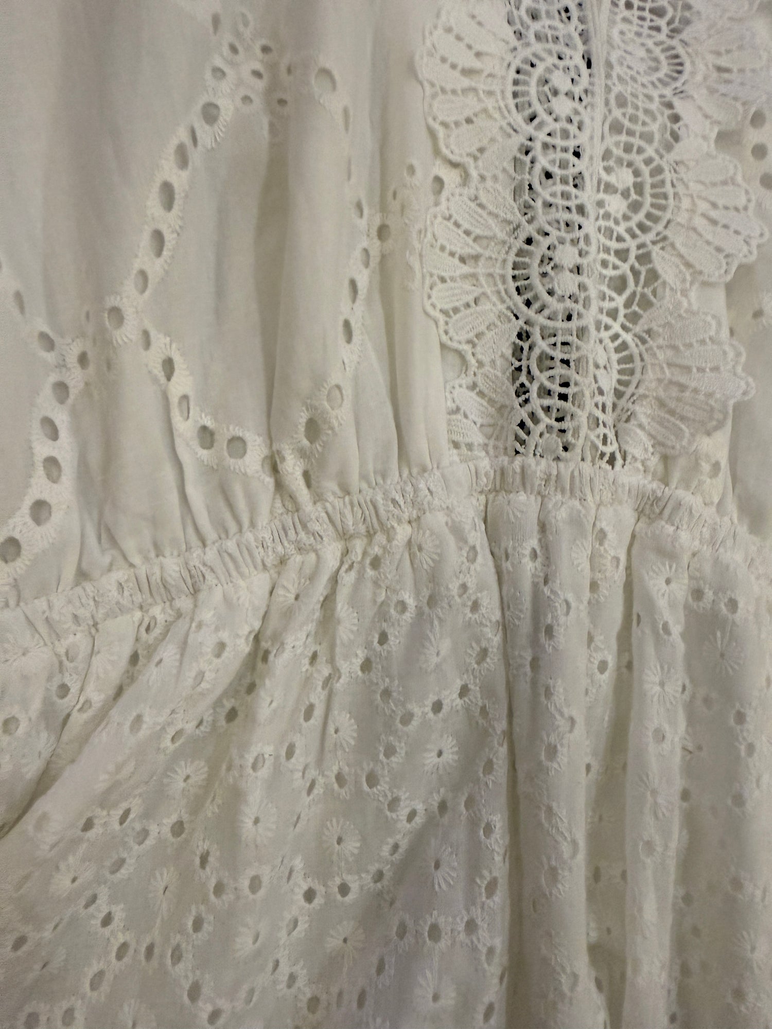Eyelet lace dress