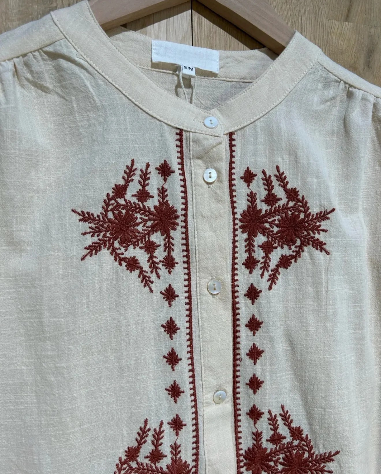 Bohemian Embroidered Blouse